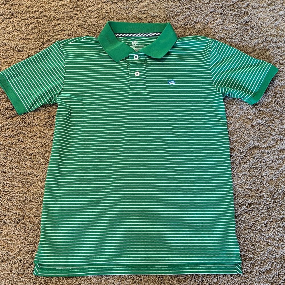 Southern Tide Pique Performance Striped Polo